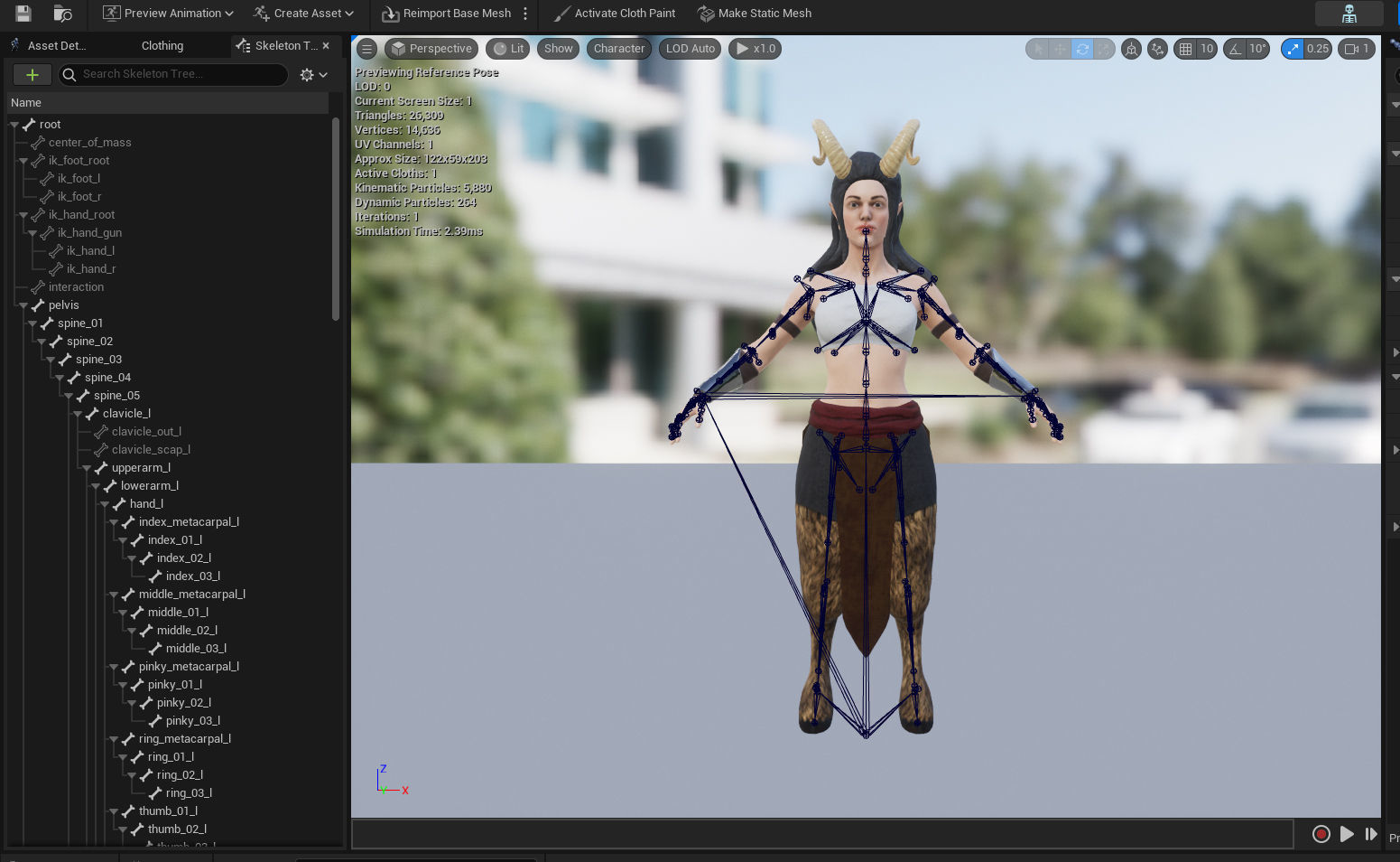 Satyr Pack - Male - Female Low-poly 3D model_57