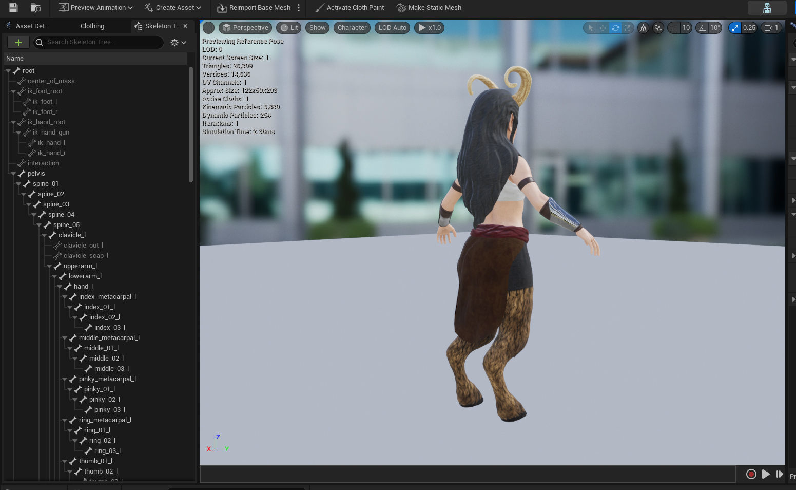 Satyr Pack - Male - Female Low-poly 3D model_60