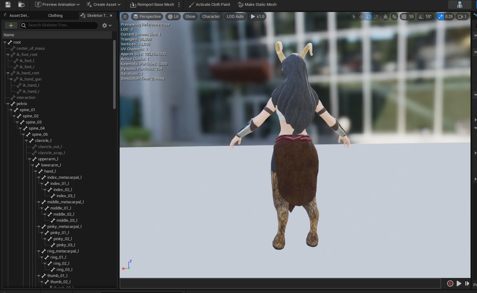 Satyr Pack - Male - Female Low-poly 3D model_61
