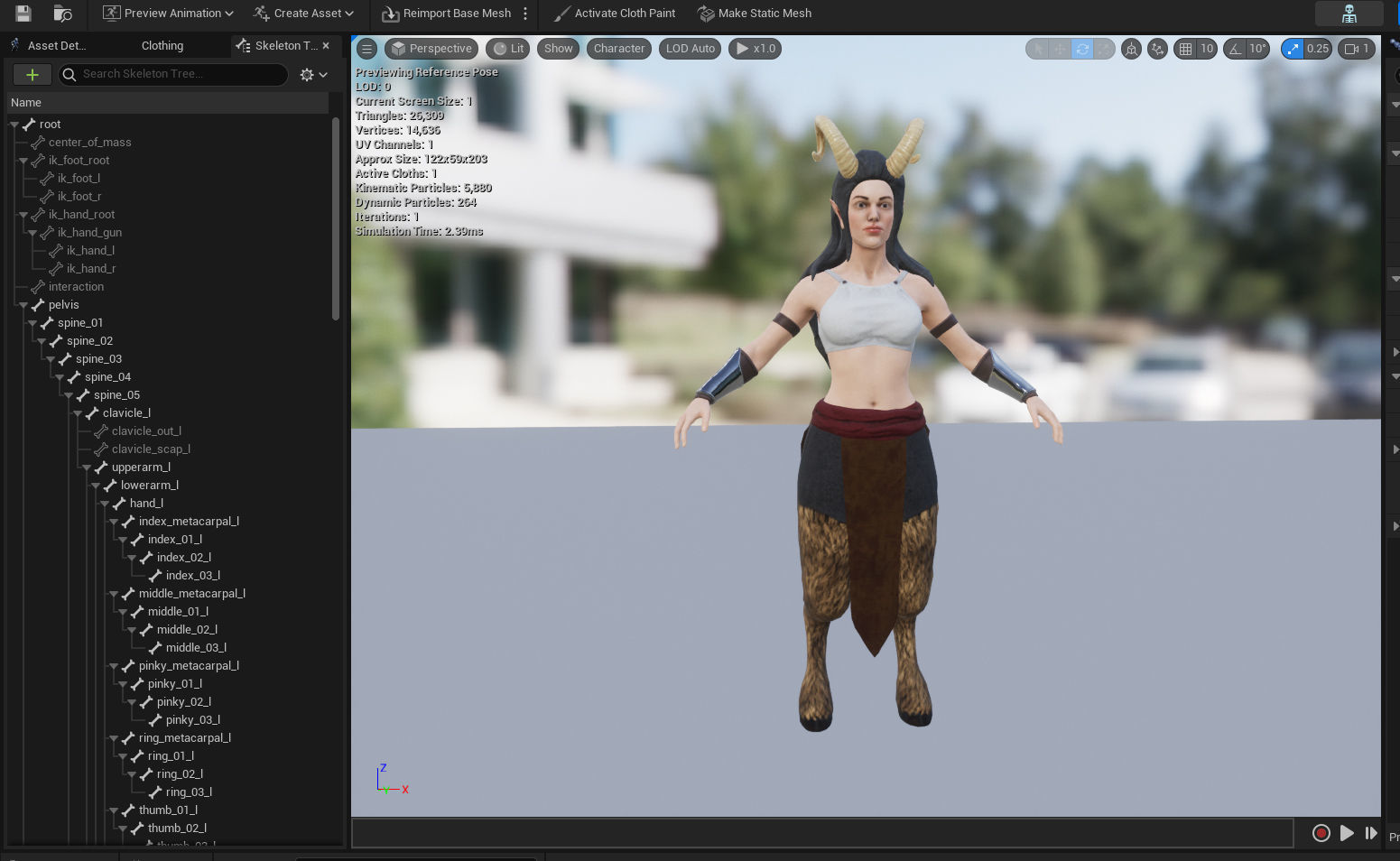 Satyr Pack - Male - Female Low-poly 3D model_59