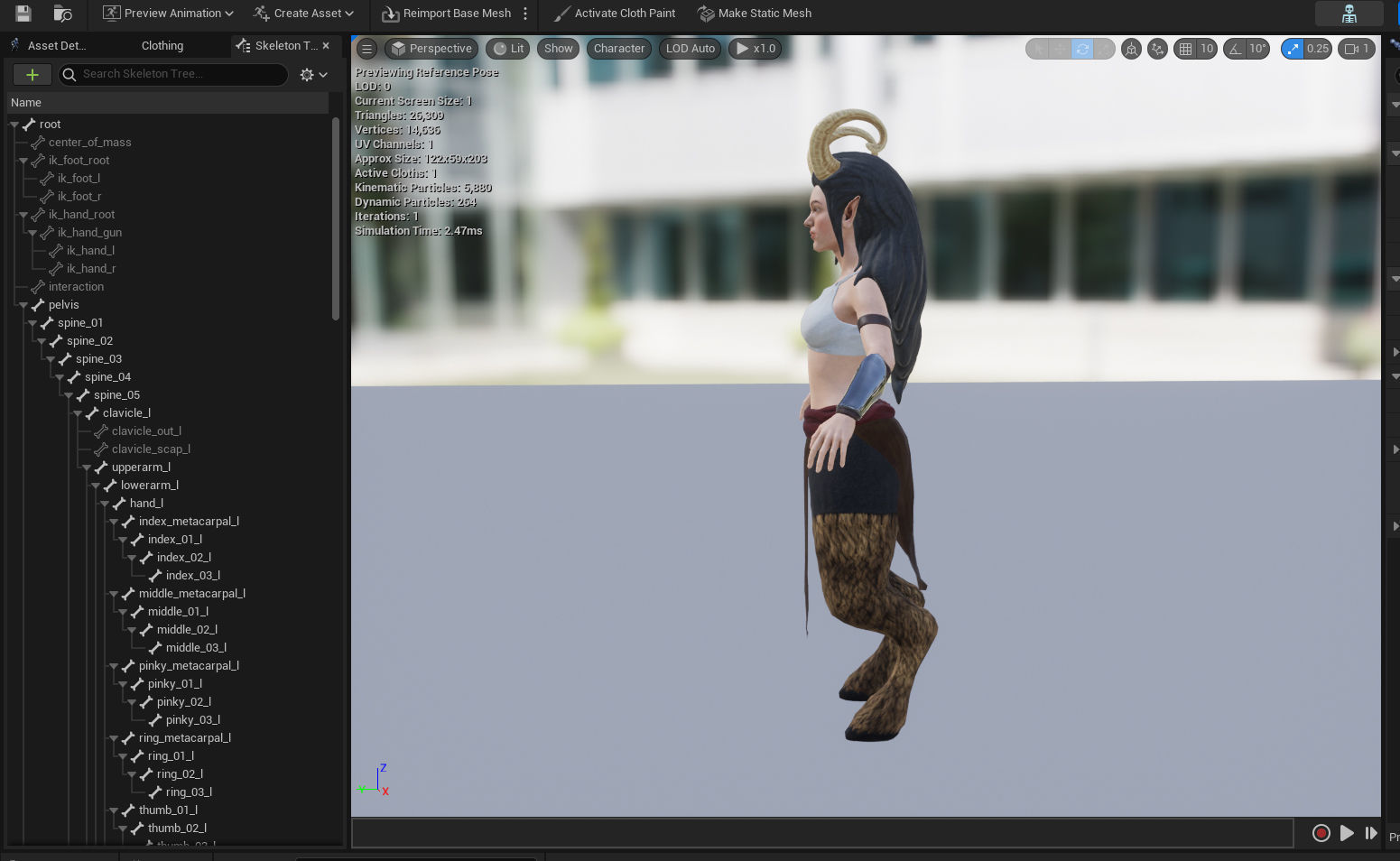 Satyr Pack - Male - Female Low-poly 3D model_58