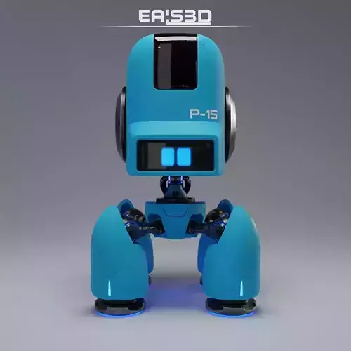 Cute Spider Robot Blue