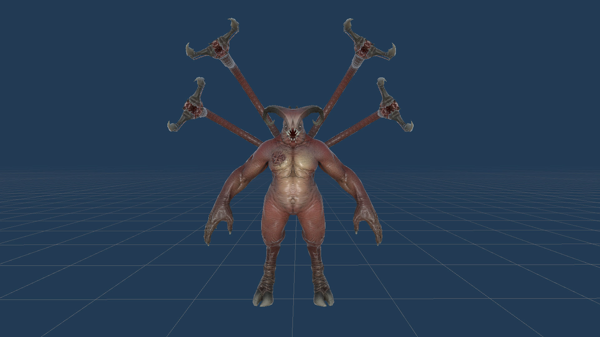 Fat Demon 2 Low-poly 3D model_28