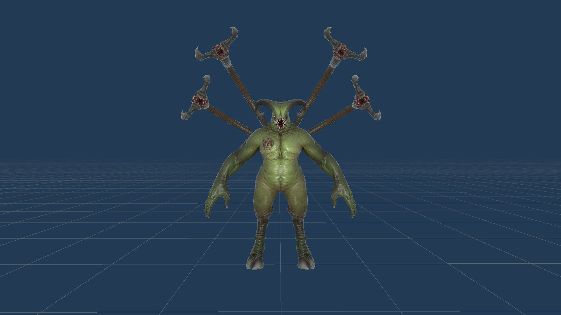 Fat Demon 2 Low-poly 3D model_29