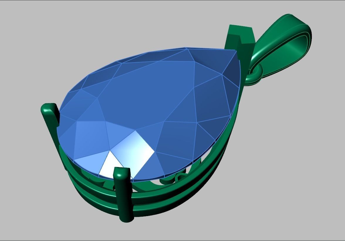 Pendant model 3D 0261 printable model8- 3D print model_9