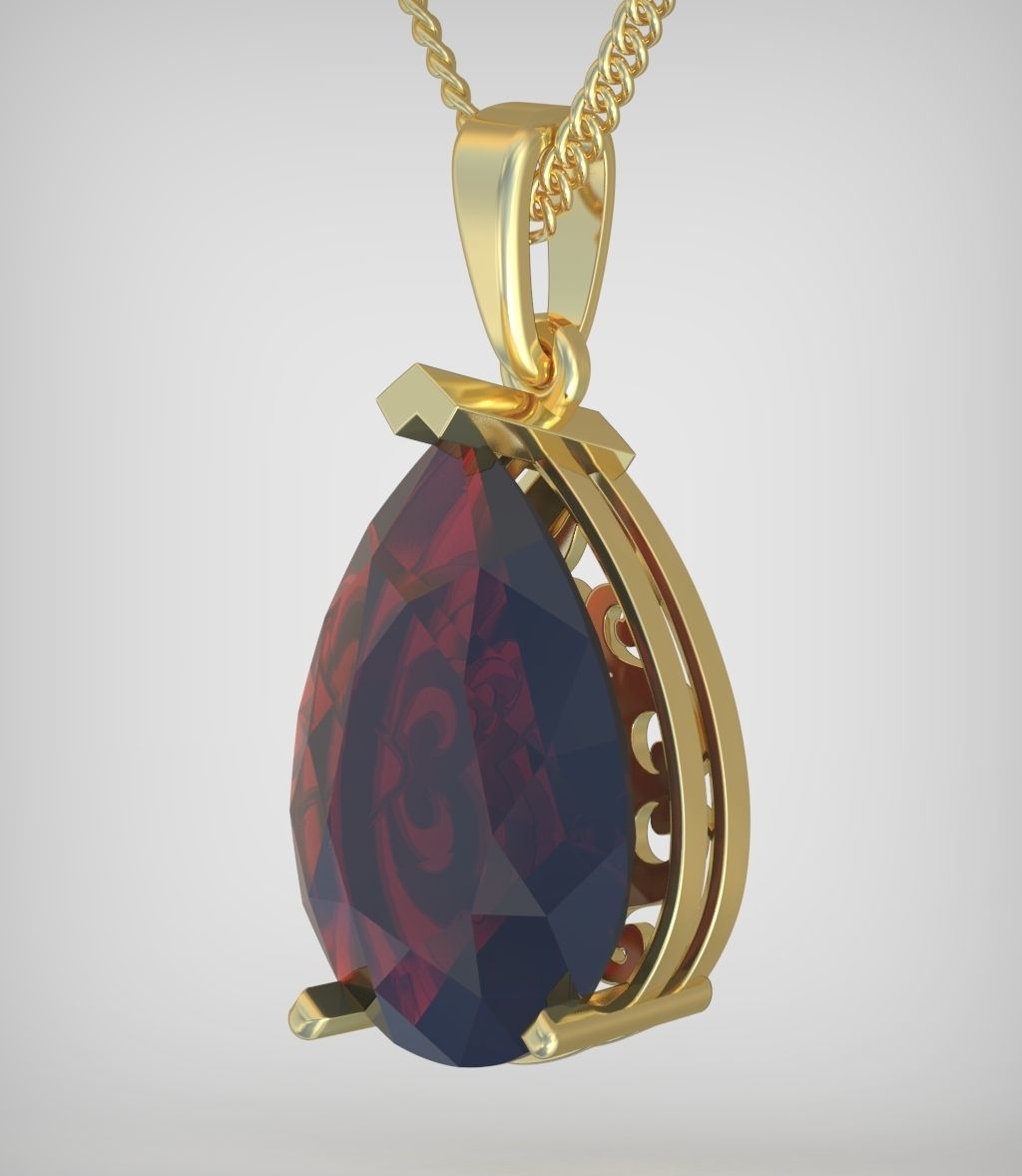 Pendant model 3D 0261 printable model8- 3D print model_1