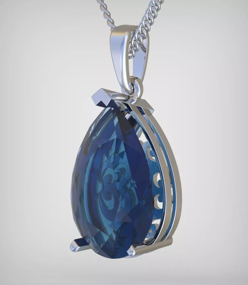 Pendant model 3D 0261 printable model8- 3D print model_0