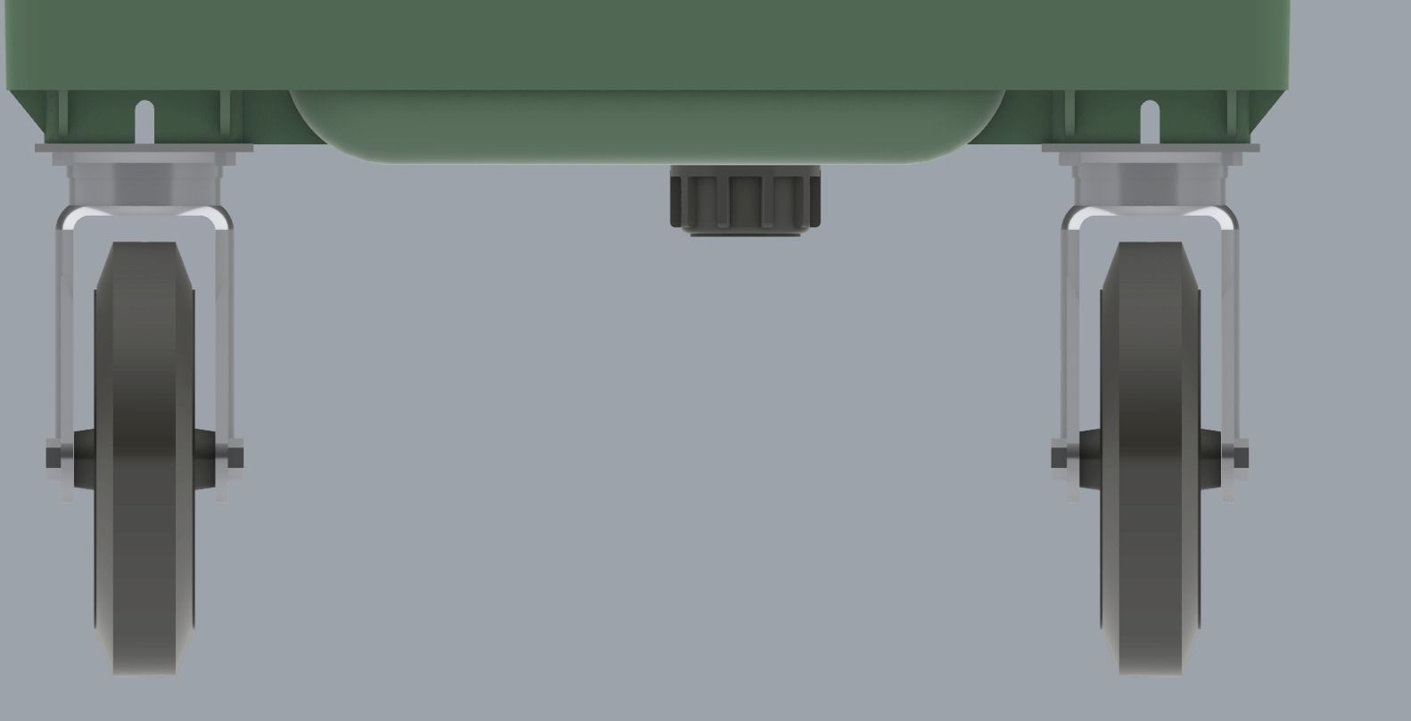 Weber Mobile Waste Container Garbage Dumpster Low-poly 3D model_19