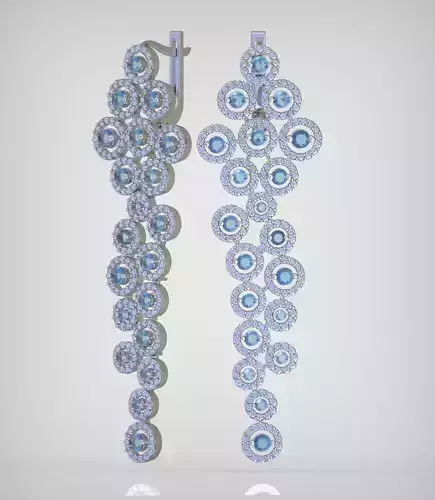 Earring model 0354-3 3D printable model