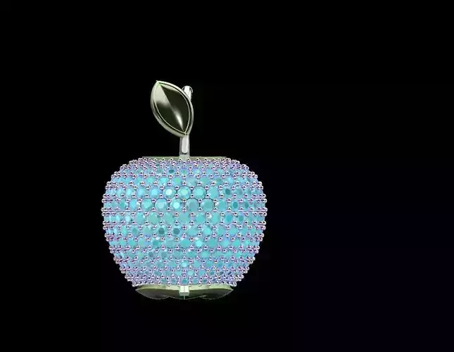 apple pendant 3d printable