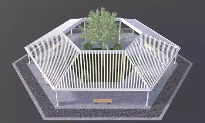 Pergola pavilion
