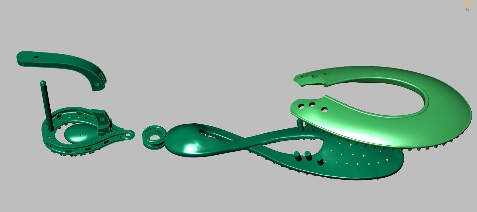 Earring model 0251-2 3D printable model15 3D print model_15