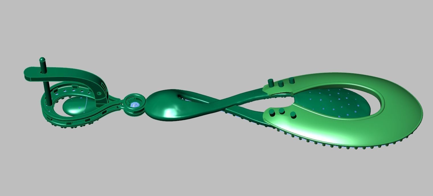 Earring model 0251-2 3D printable model15 3D print model_27