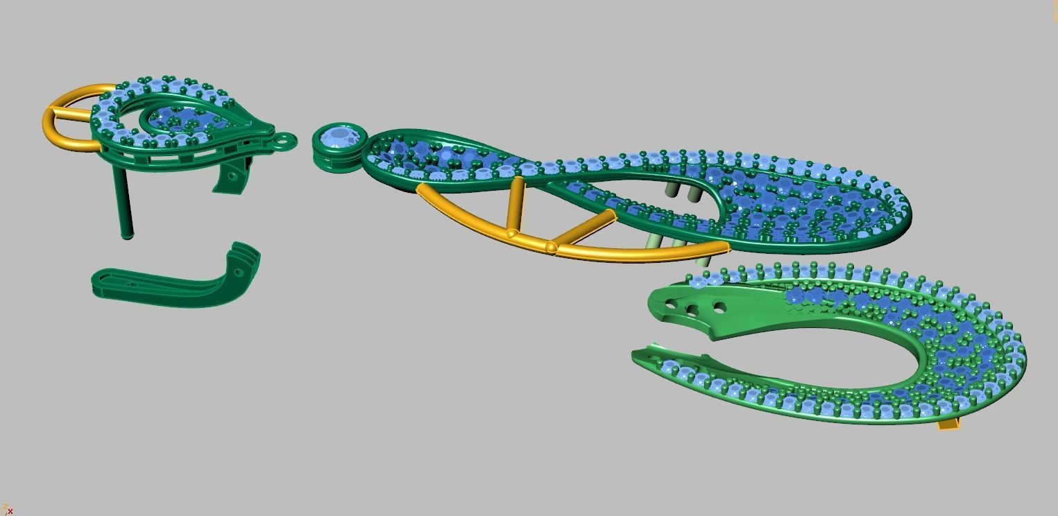 Earring model 0251-2 3D printable model15 3D print model_26