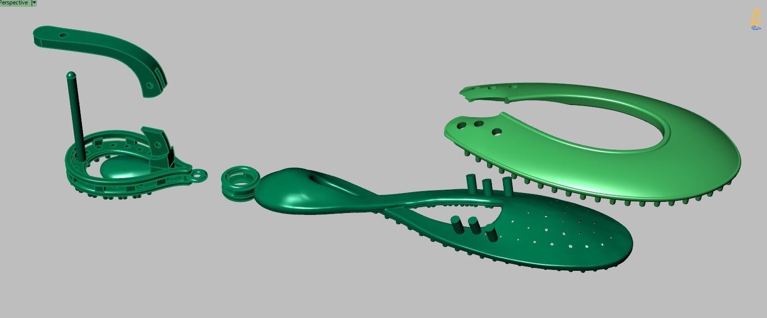 Earring model 0251-2 3D printable model15 3D print model_14