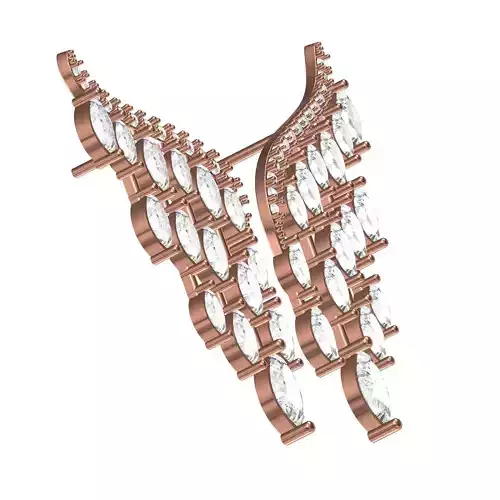 Beautiful Angle Wings Diamond Earring