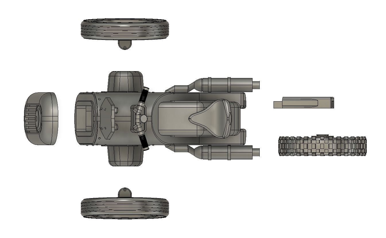 trike 3D model 3D printable | CGTrader