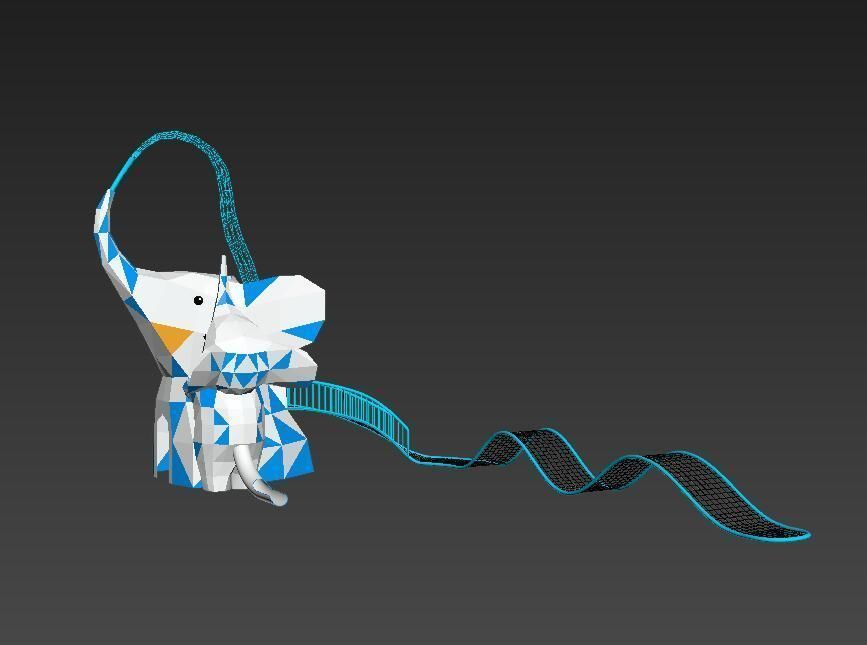 Elephant Slide Paradise 3D model_2