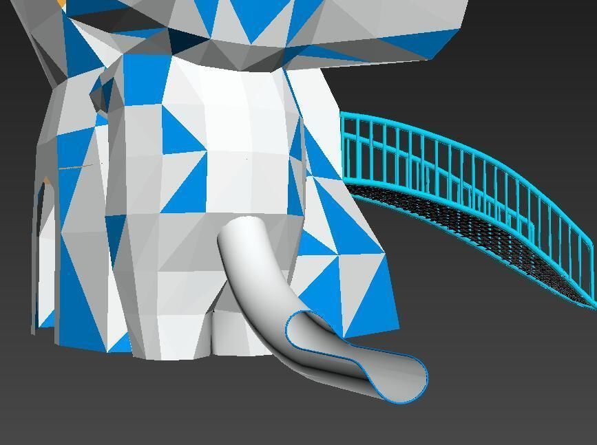 Elephant Slide Paradise 3D model_7