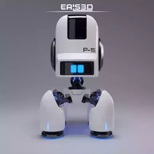 Cute Spider Robot White