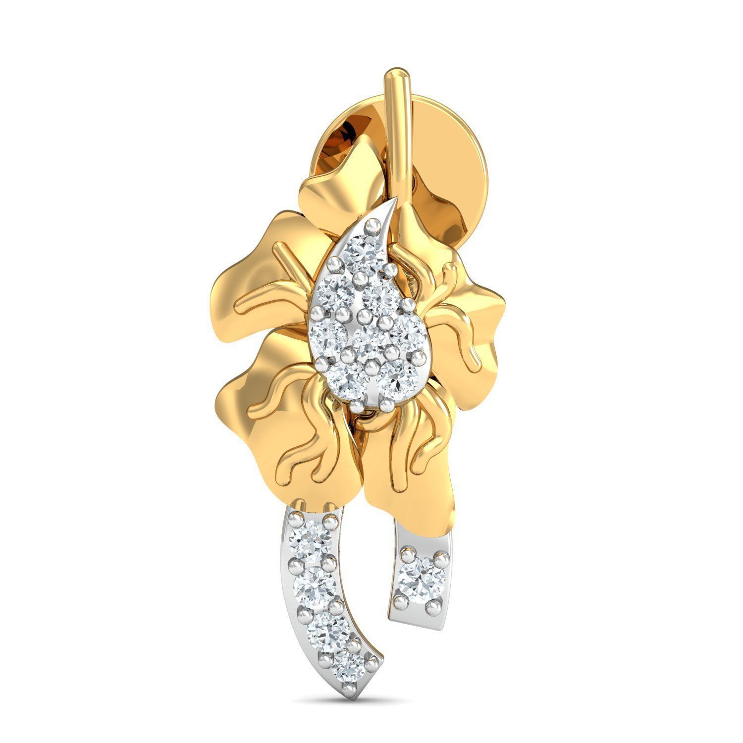 Diamond Solitaire Necklaces Set With Ring 3D Print Model 3D print model_7