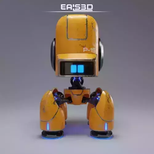Cute Spider Robot Yellow