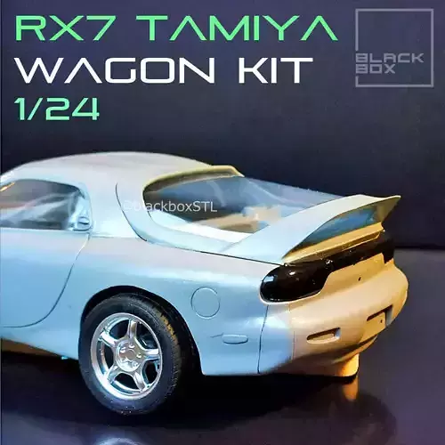 RX7 Wagon Kit for TAMIYA 1-24th modelkit 3D print model