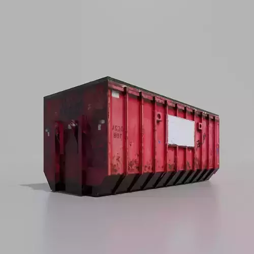 Rusty Garbage container 