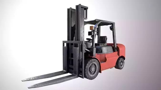 Forklift - Game ready model