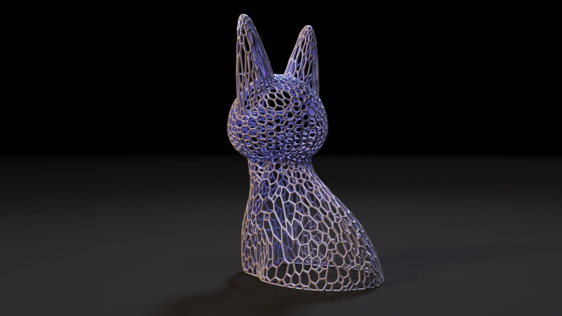Cat figurine 3D print model_3