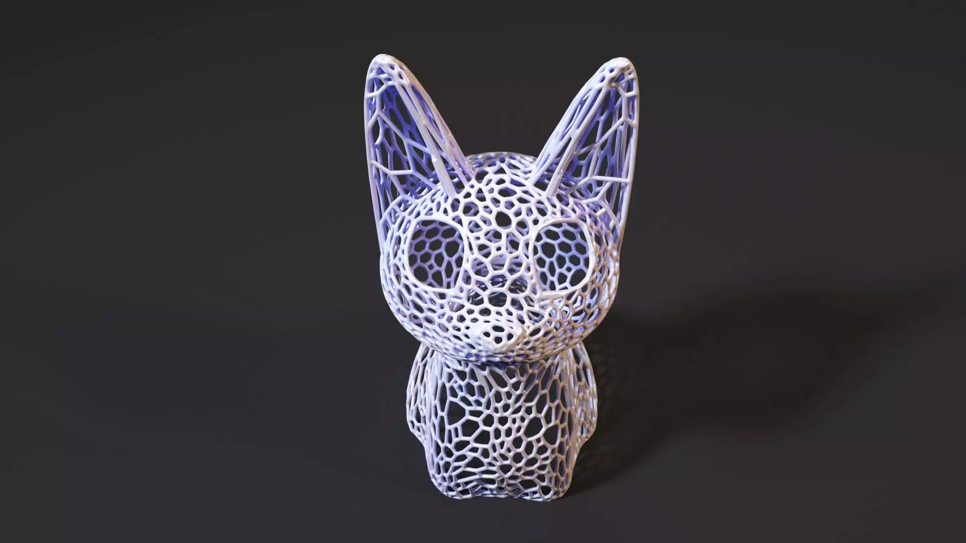 Cat figurine 3D print model_0