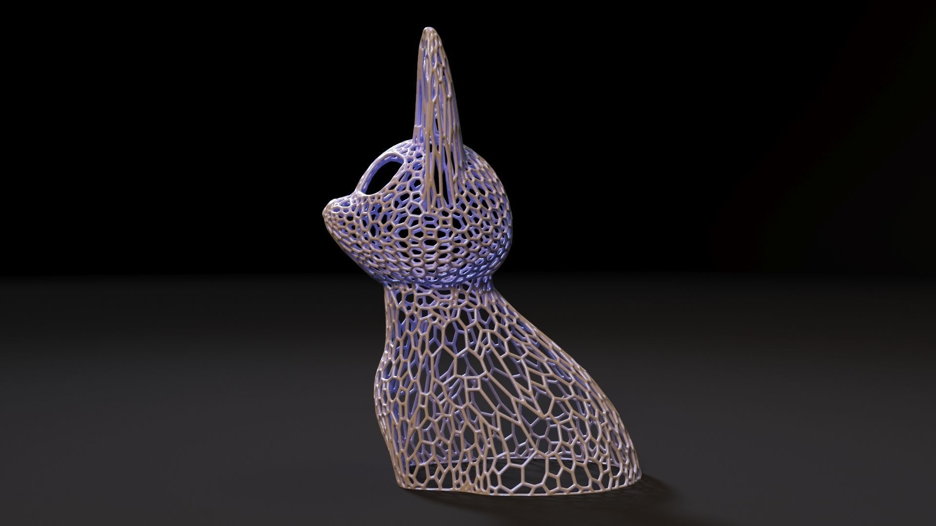 Cat figurine 3D print model_2