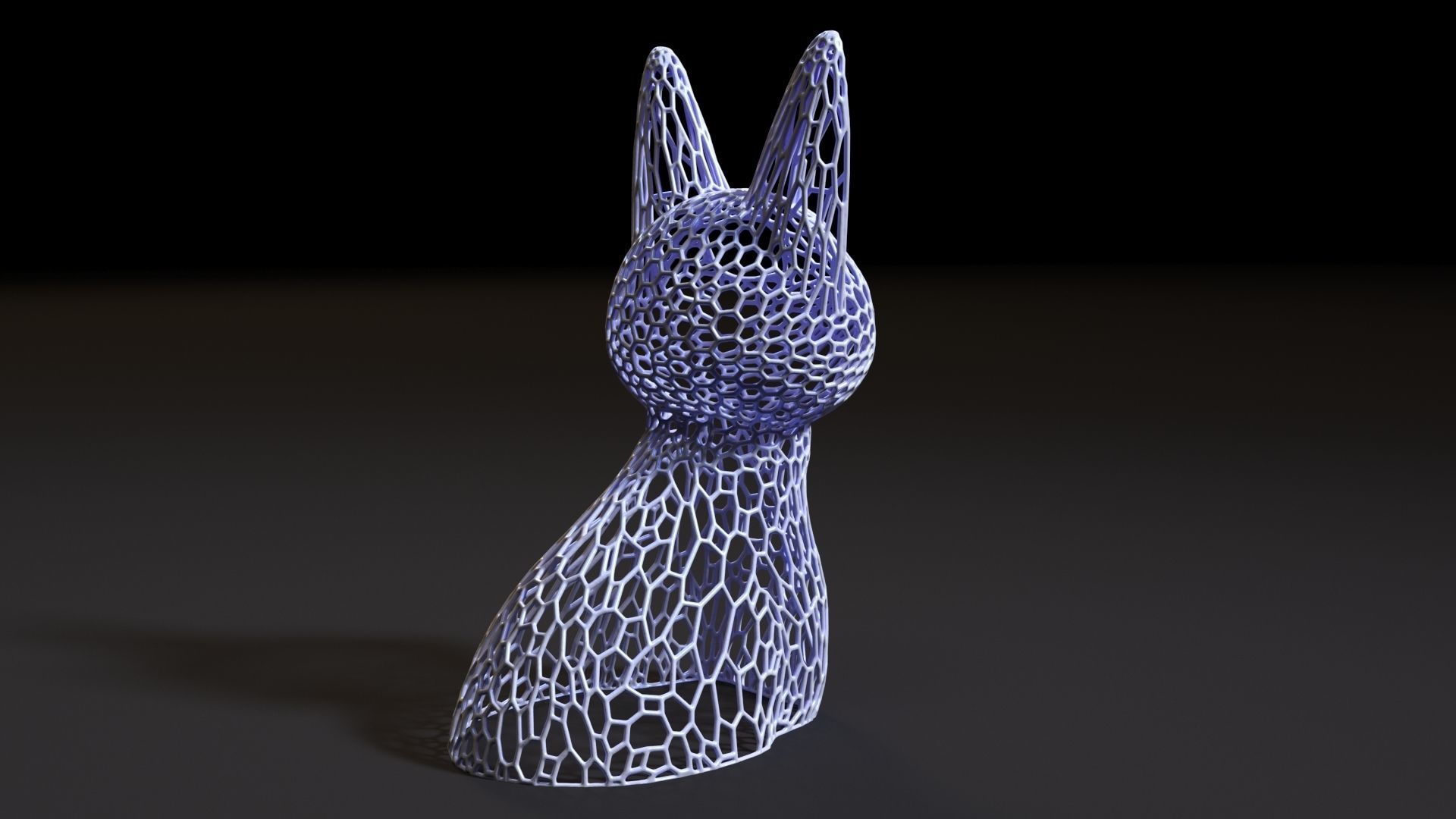 Cat figurine 3D print model_5