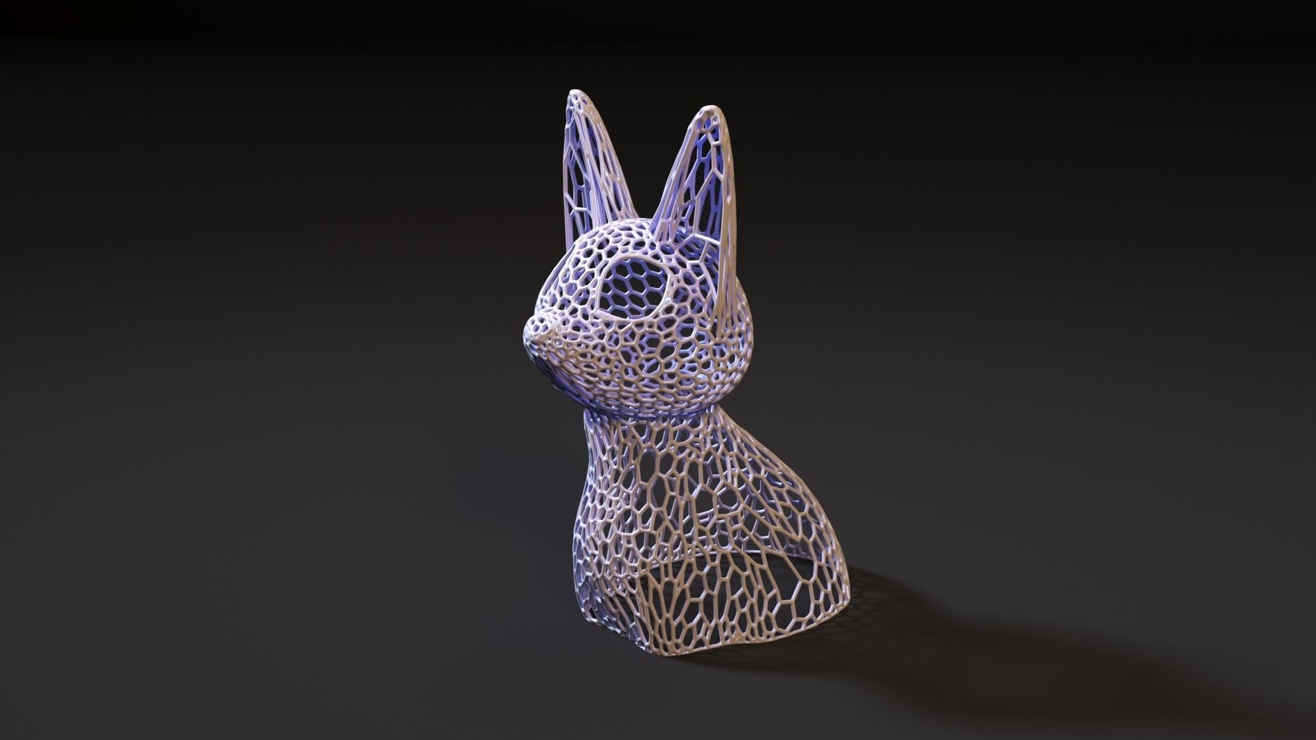 Cat figurine 3D print model_1