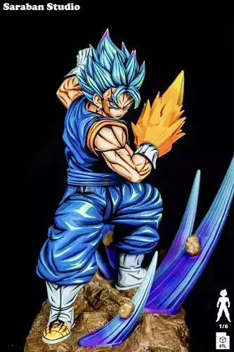 Vegito - STL File For 3DPrinting  Saraban Studio