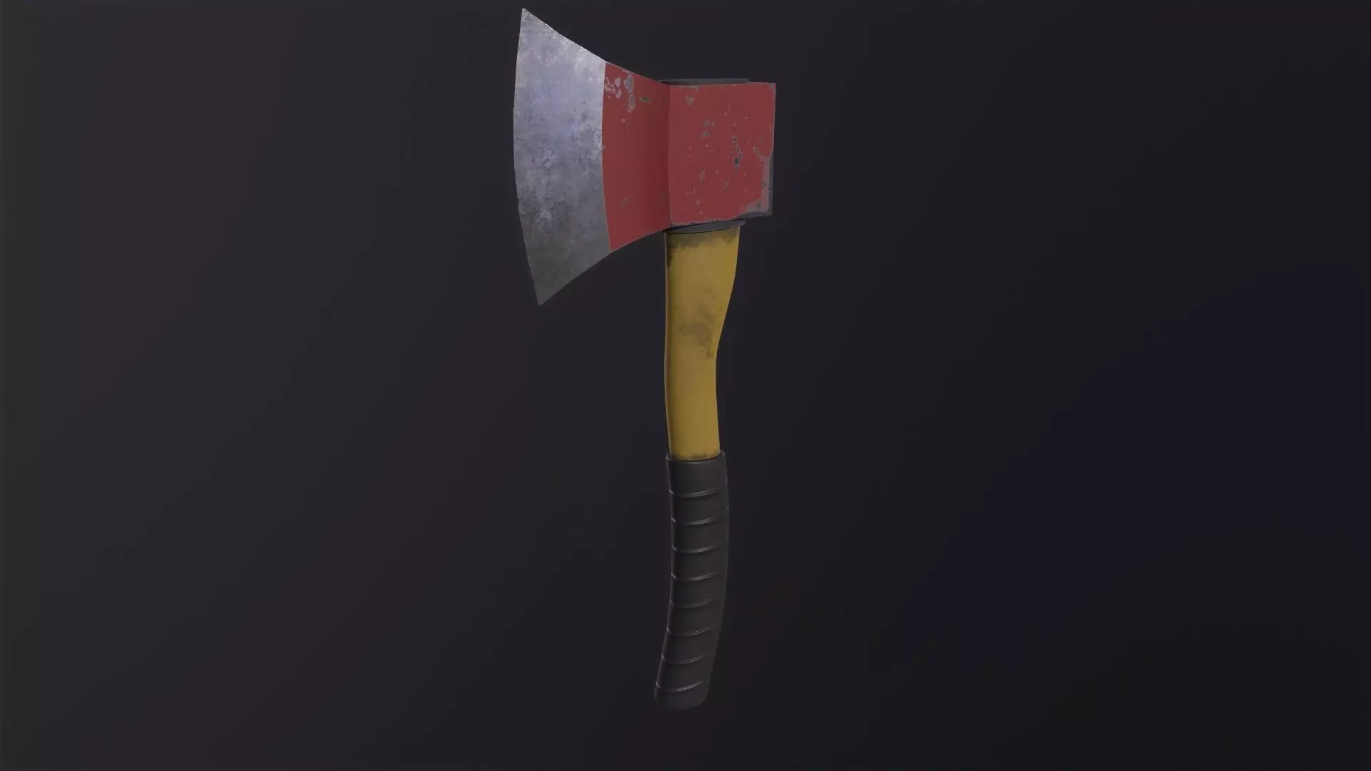 Old Axe 3D Model Low-poly 3D model_0