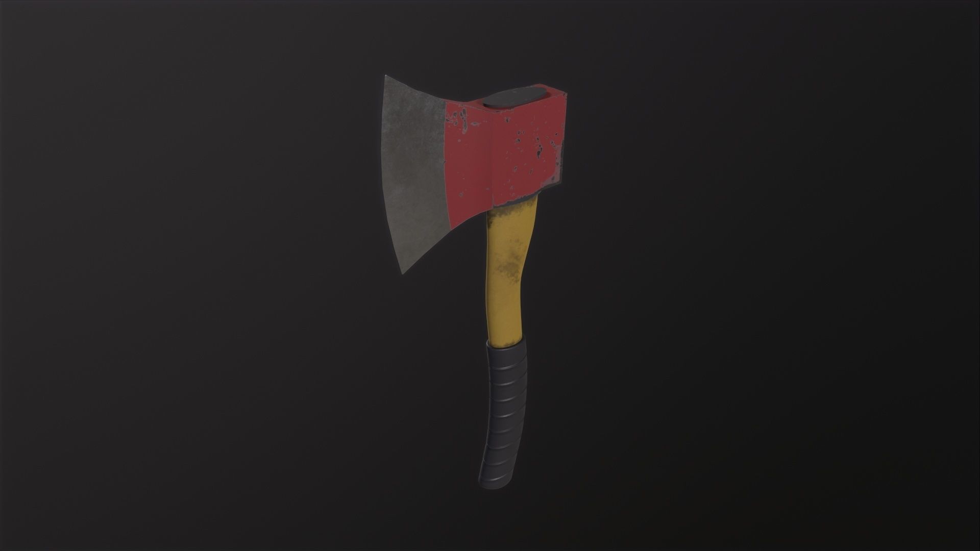 Old Axe 3D Model Low-poly 3D model_6