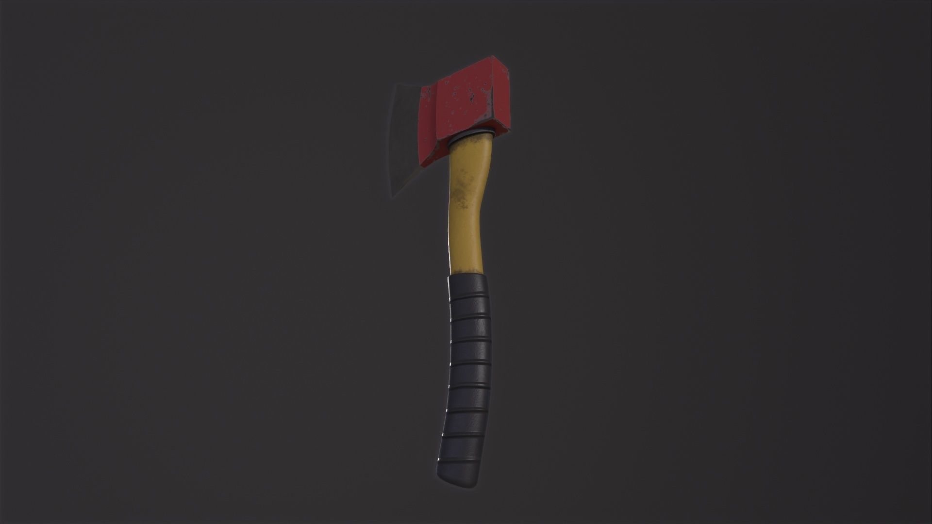 Old Axe 3D Model Low-poly 3D model_4