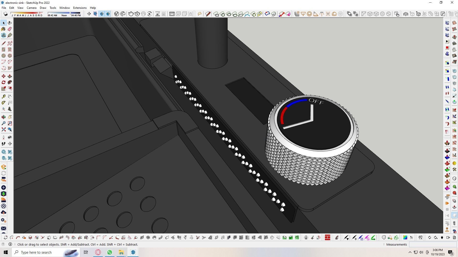 Kitchen sink Low-poly 3D model_4