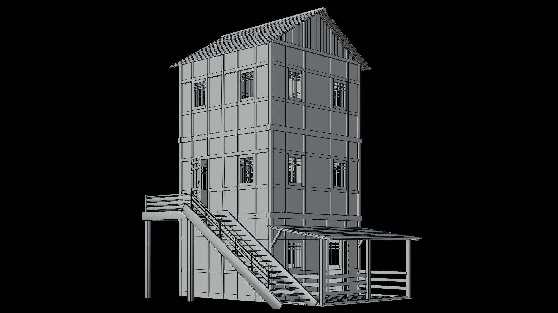 Medieval Village Asset 11 - 4K Textures Game Ready Low-poly 3D model_13