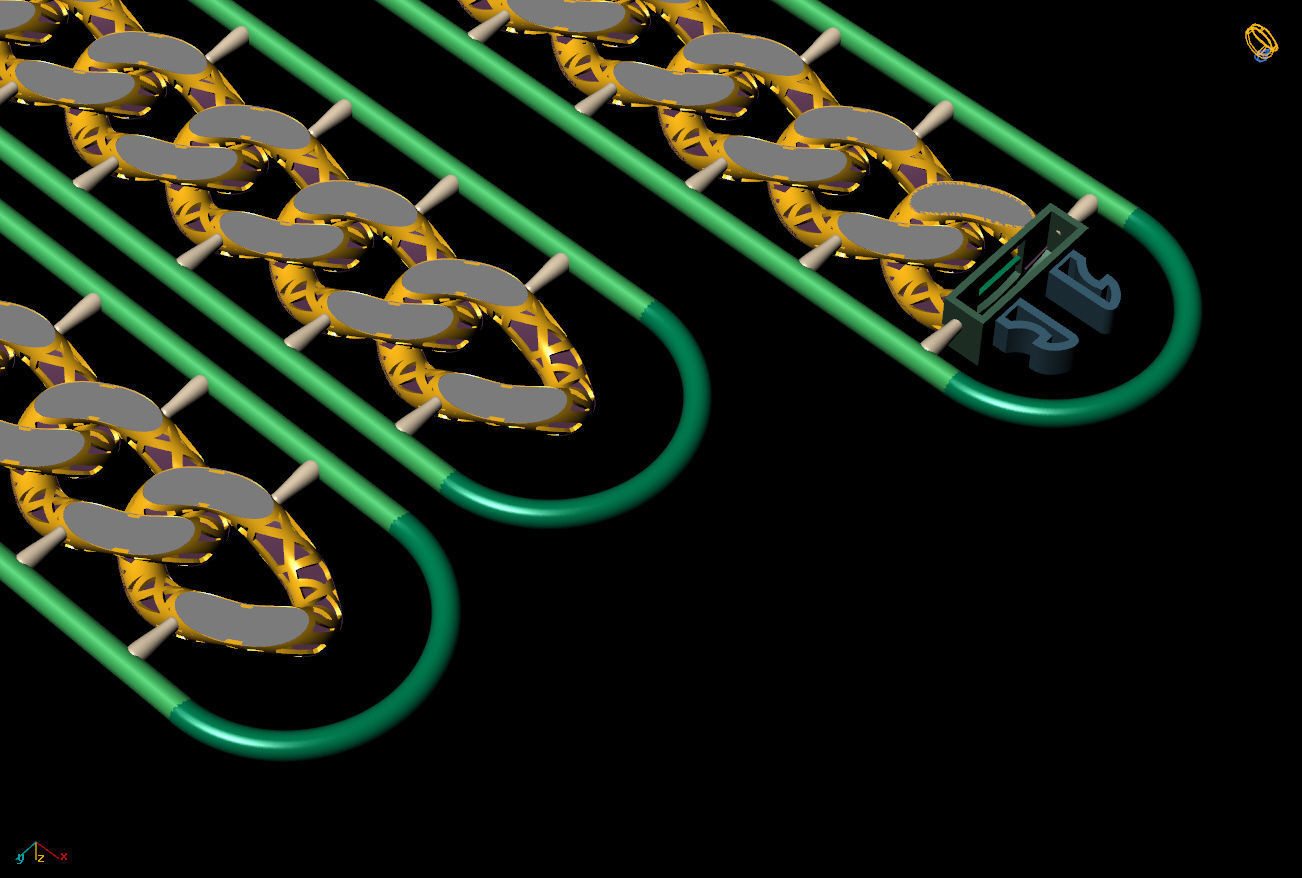 10 MM 43 CM CUBAN LINK CHAIN FOR BRACELET OR NECKLACE 3D print model_9