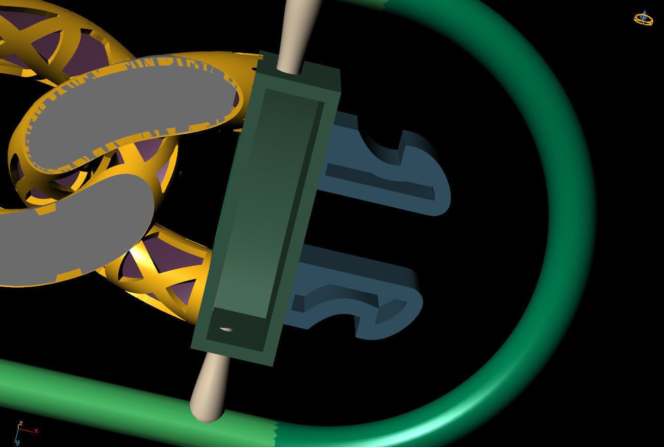 10 MM 43 CM CUBAN LINK CHAIN FOR BRACELET OR NECKLACE 3D print model_8