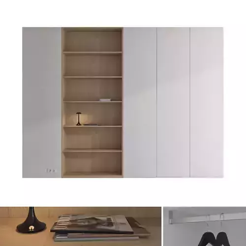Wardrobe set 08 3D model
