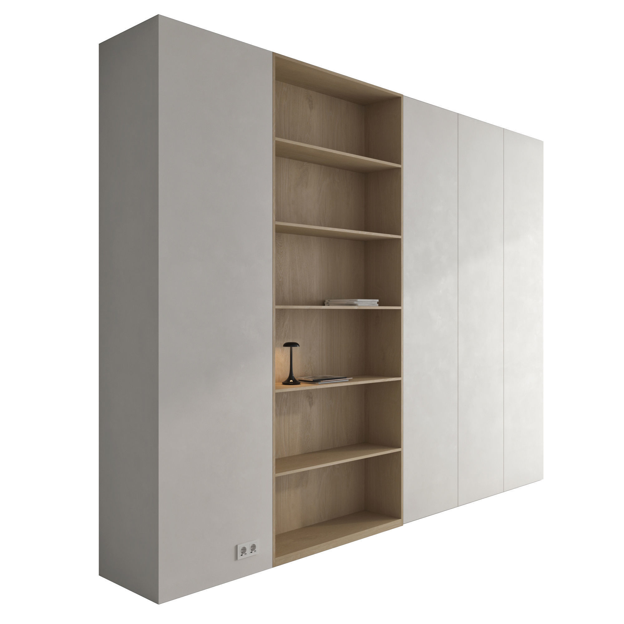 Wardrobe set 08 3D model_2