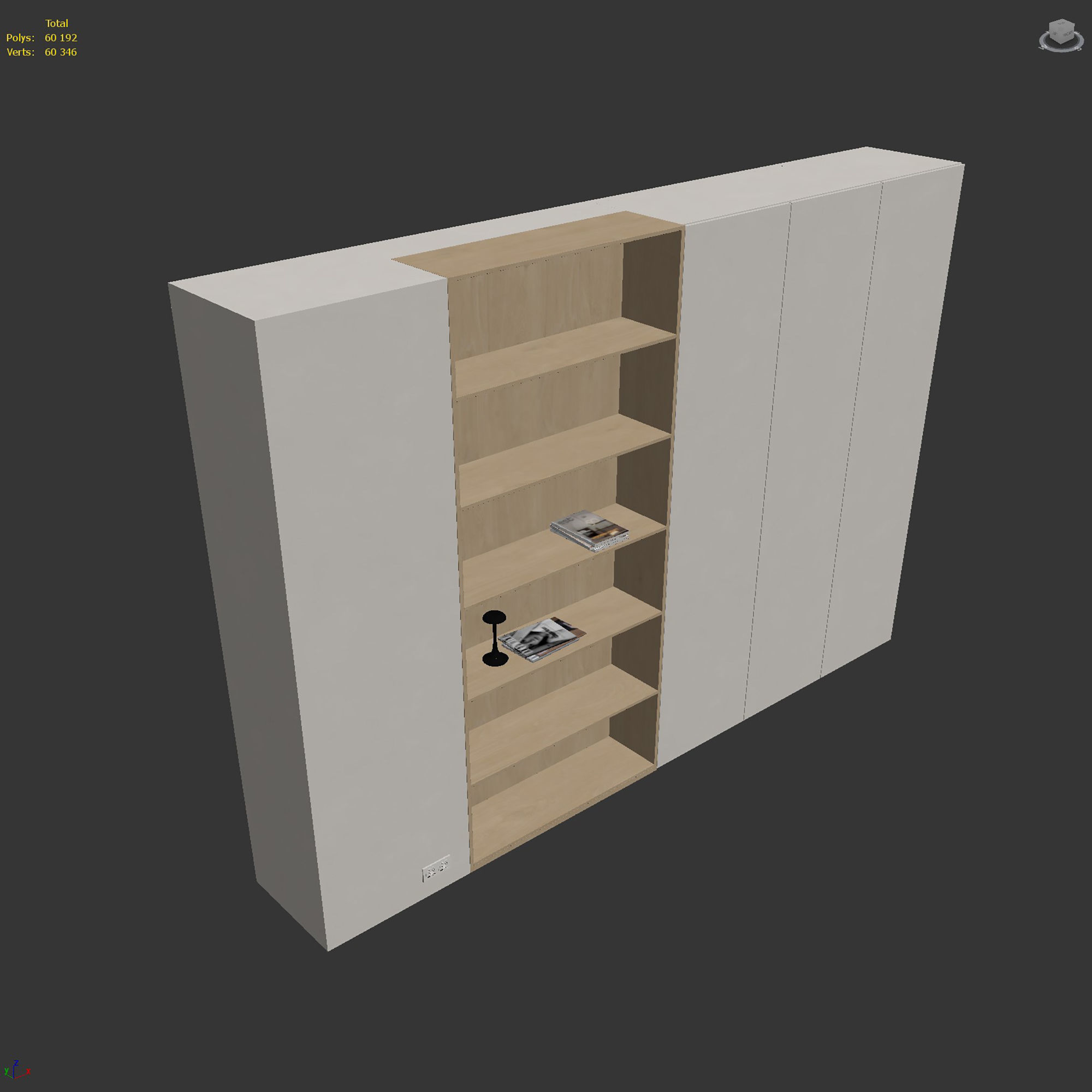 Wardrobe set 08 3D model_7