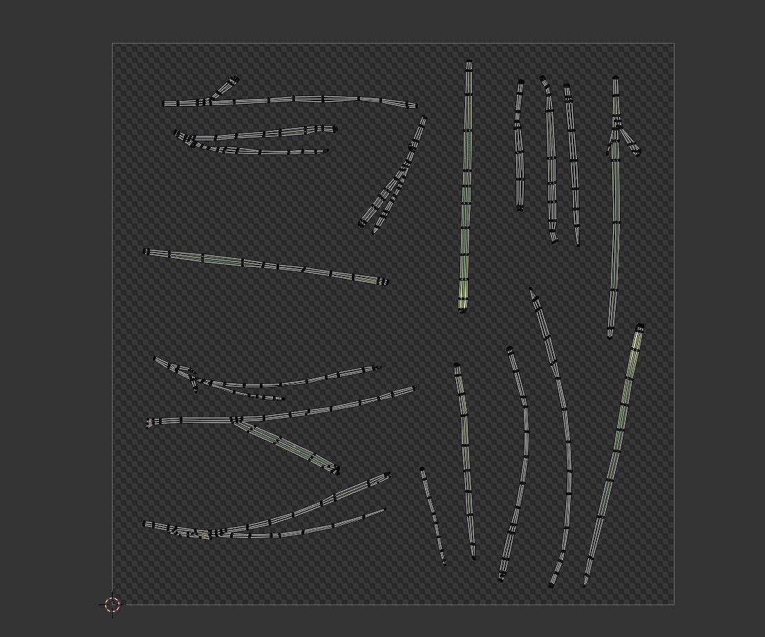 Realistic Grass with Patches Generator and Animation PBR 3D model_16