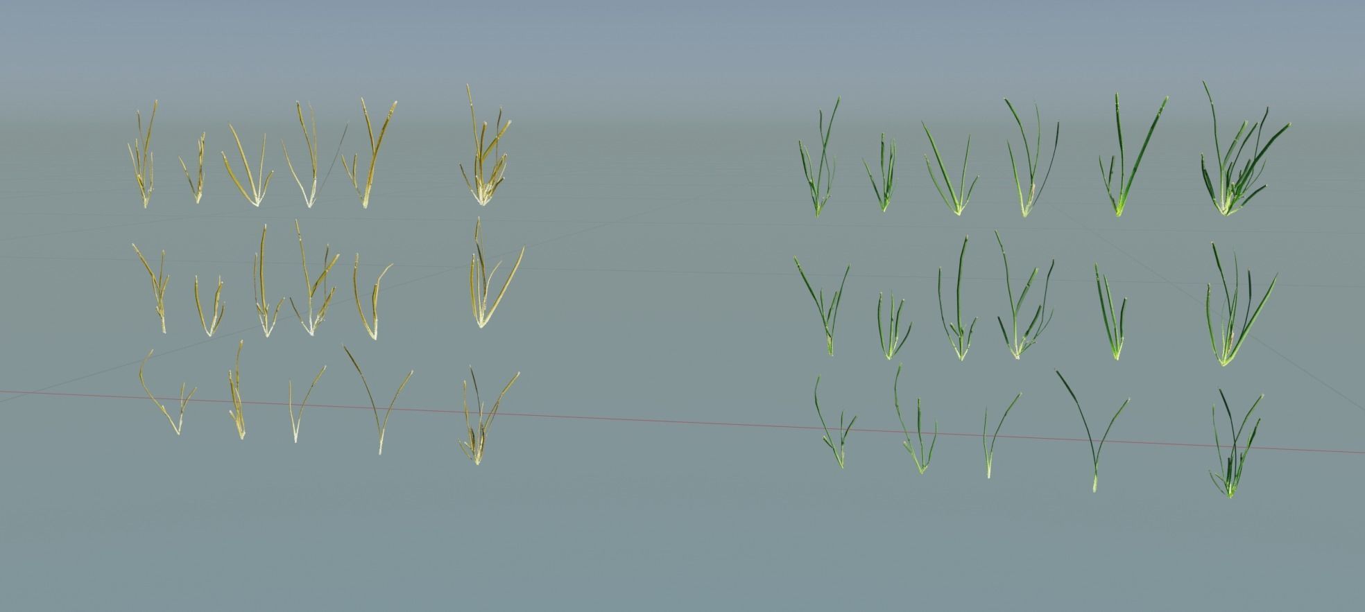 Realistic Grass with Patches Generator and Animation PBR 3D model_6
