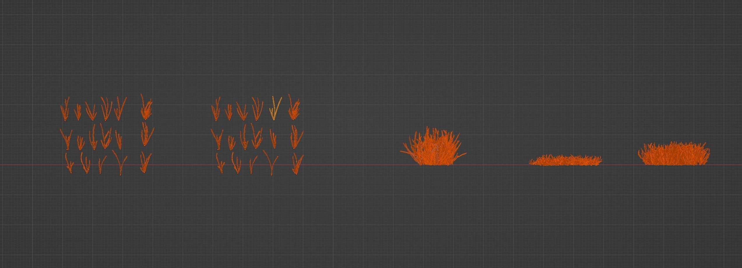 Realistic Grass with Patches Generator and Animation PBR 3D model_17