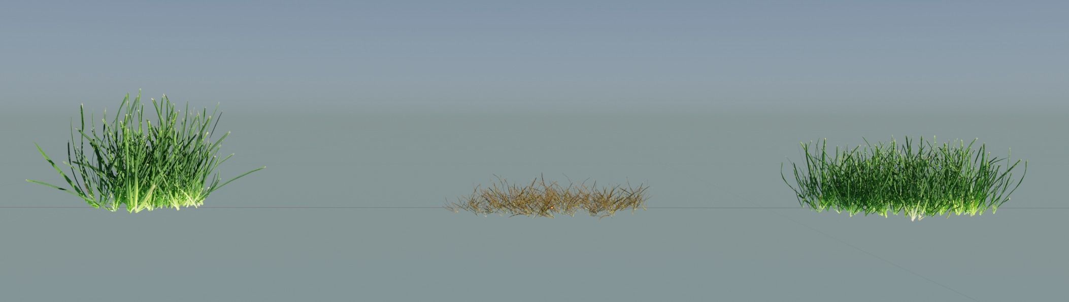 Realistic Grass with Patches Generator and Animation PBR 3D model_5