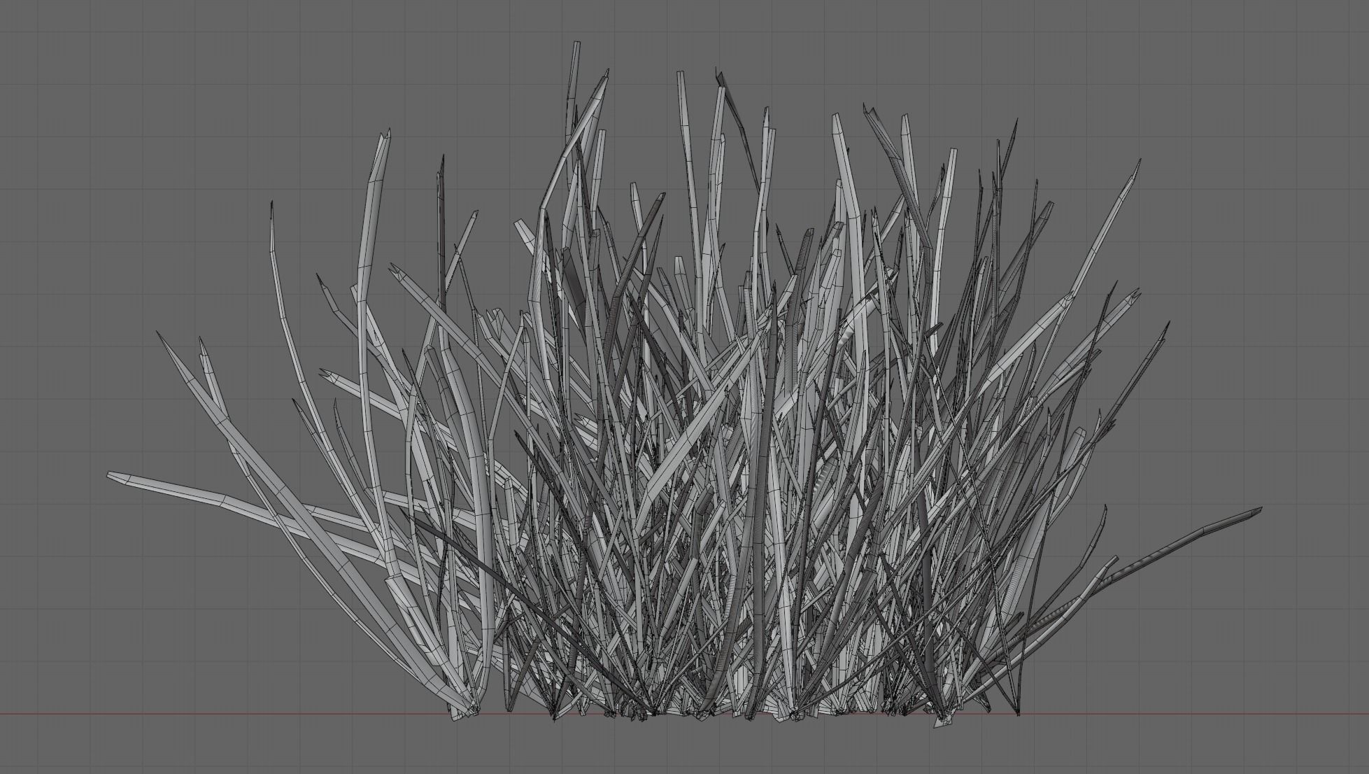 Realistic Grass with Patches Generator and Animation PBR 3D model_10